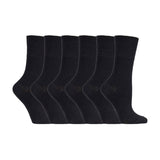 Gentle Grip 6 Pack Ladies Non Elastic Bamboo Socks