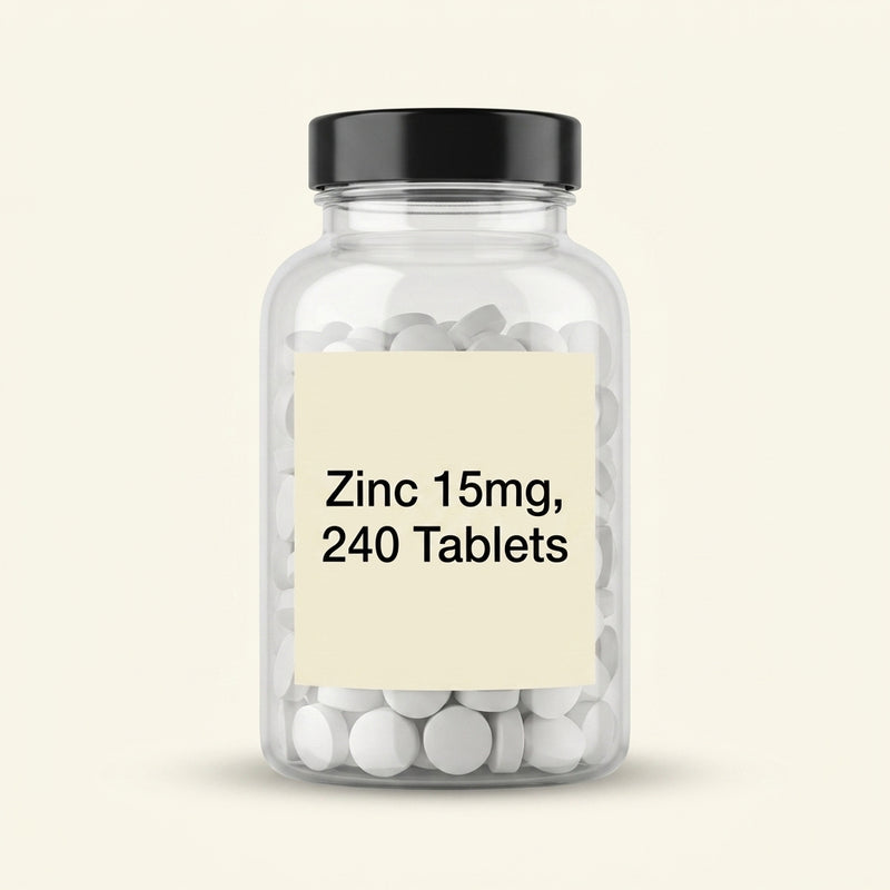 Holland & Barrett Zinc 15mg tablets 240 count (British brand)