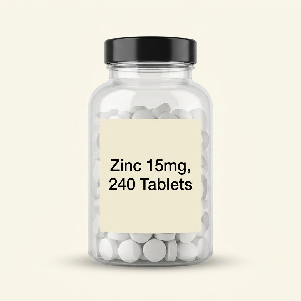 Holland & Barrett Zinc 15mg tablets 240 count (British brand)