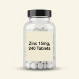 Holland & Barrett Zinc 15mg tablets 240 count (British brand)