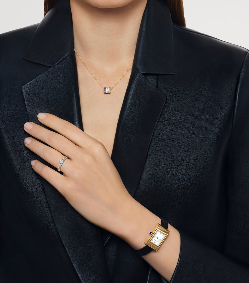 Boucheron Quatre White Edition mixed gold diamond necklace imported from the UK