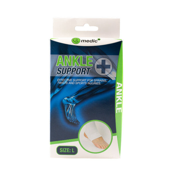 CS Medic elastic ankle compression support, imported from the UK