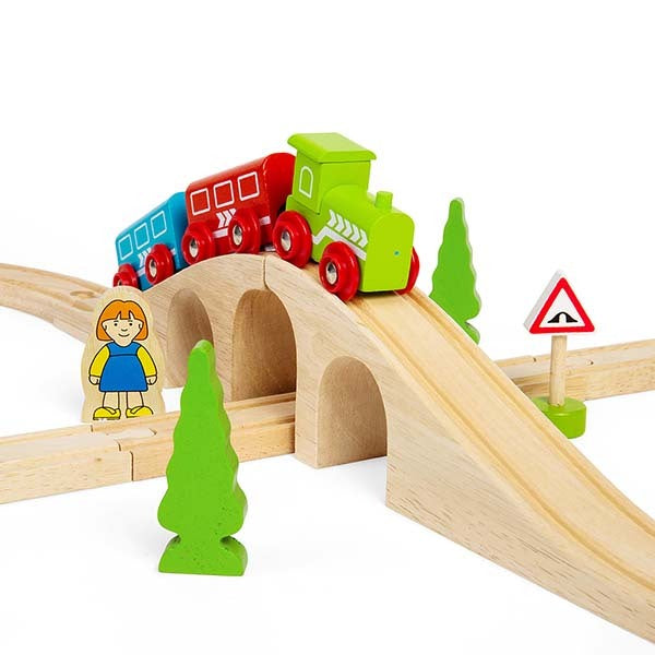 Bigjigs Rail Figure of Eight Train Set GOODS Superdrug   