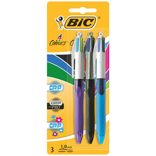 Bic Bic 4 Colour Grip Office Supplies ASDA   