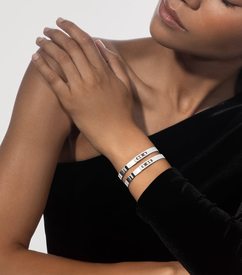 Messika Move Noa white gold diamond bangle 1.18ct (British brand)
