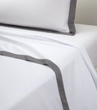 Yves Delorme Linea Platine Super King flat sheet 270cm x 295cm (British brand)