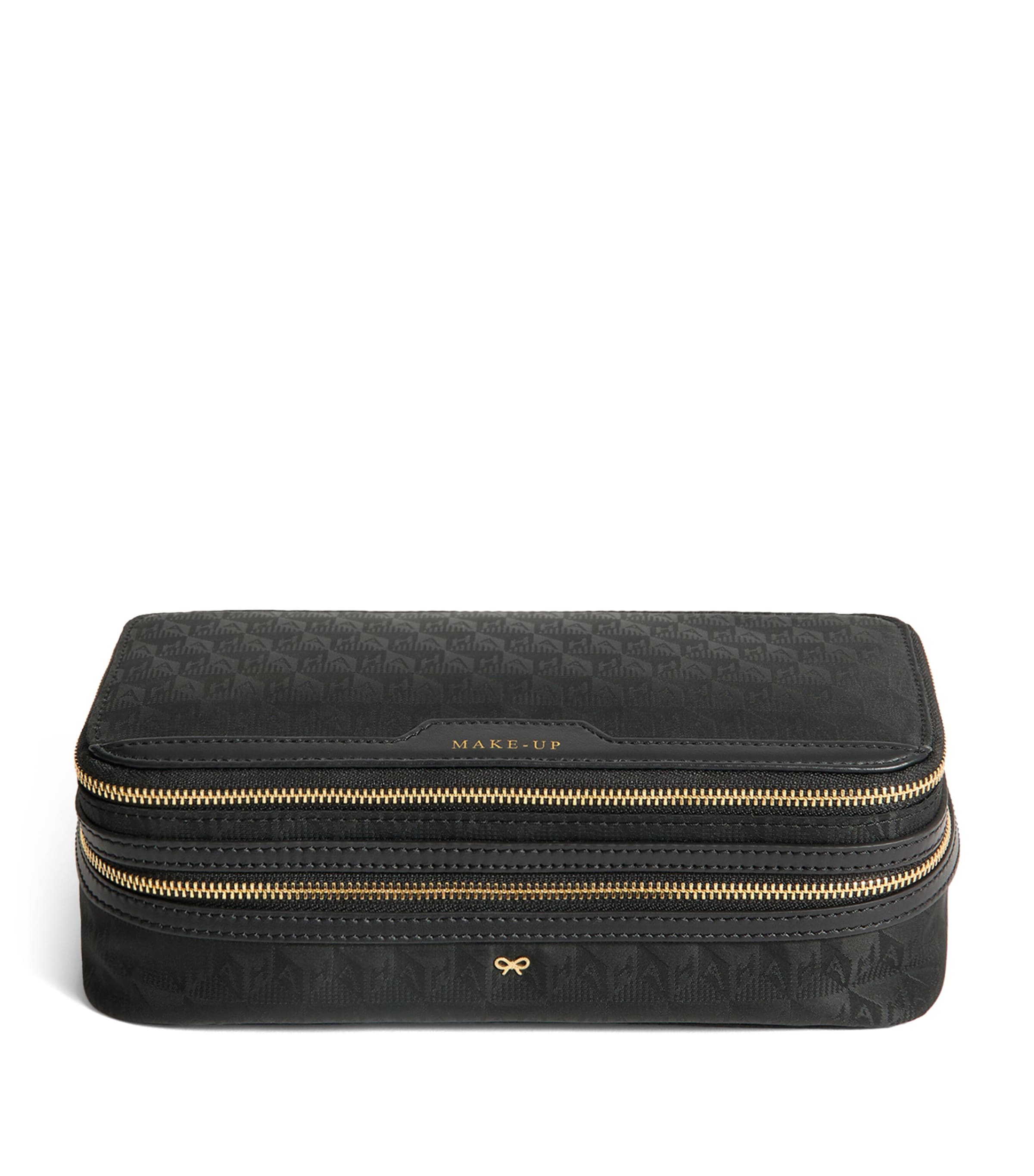 Anya Hindmarch Jacquard Logo Make-Up Pouch - British product
