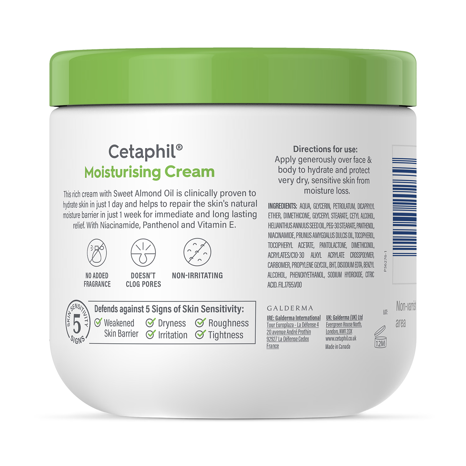 Cetaphil body butter cream 450g - British product