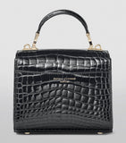Aspinal of London Mini Mayfair top-handle handbag 14.5x16x8cm, imported from the UK