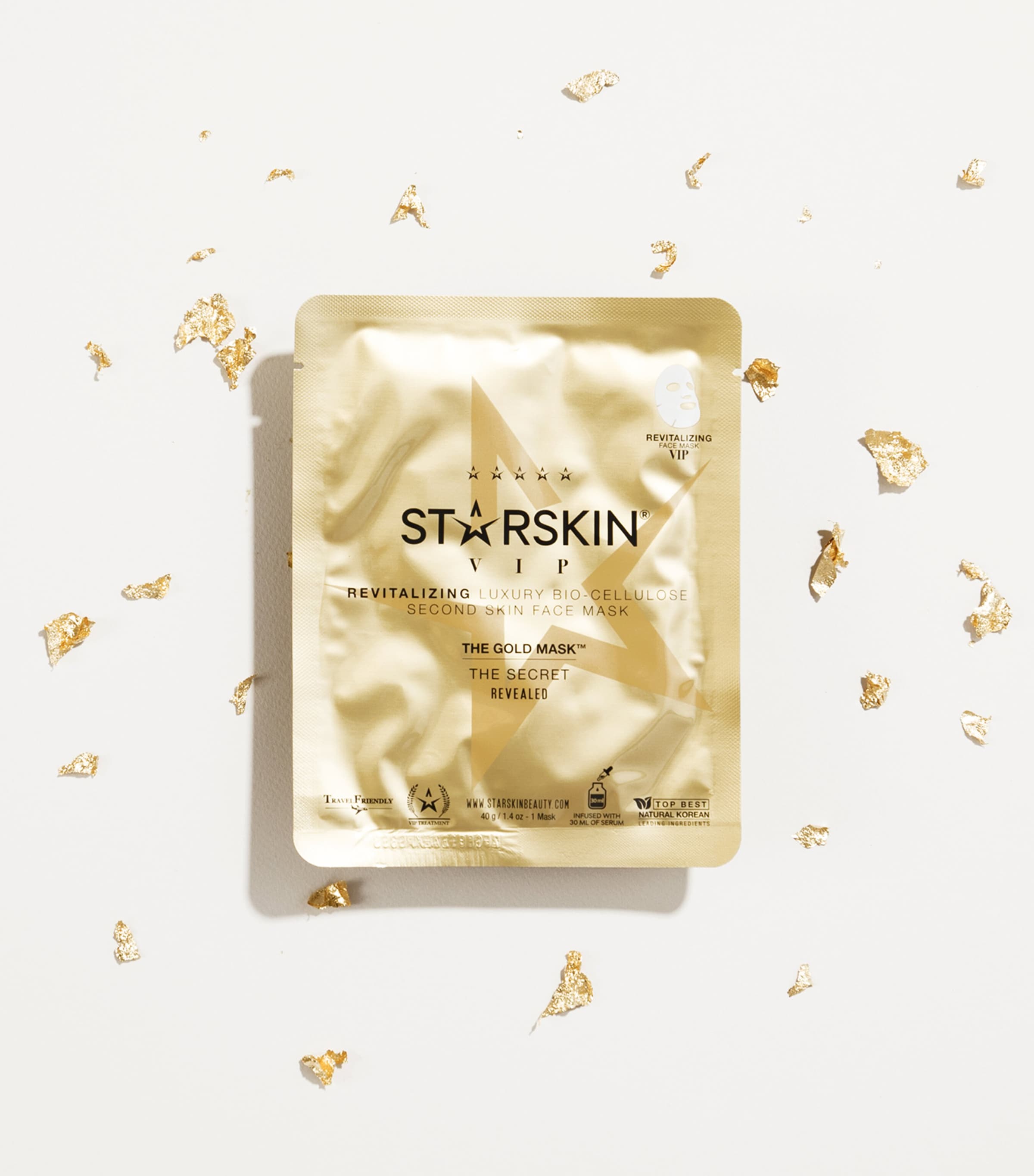 Starskin The Gold Mask Bio-cellulose Sheet 30ml (British brand)