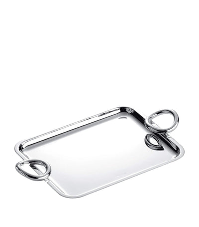 Harrods Christofle Vertigo Serving Tray 20cm x 16cm- Buy online at McGrocer
