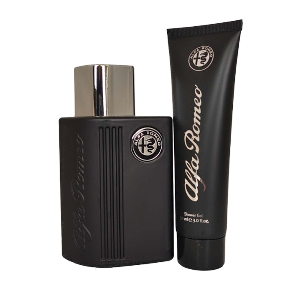 Alfa Romeo Black men's Eau de Toilette set 125ml (British brand)