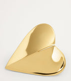 Alaïa Le Coeur mini brass earrings (British brand)
