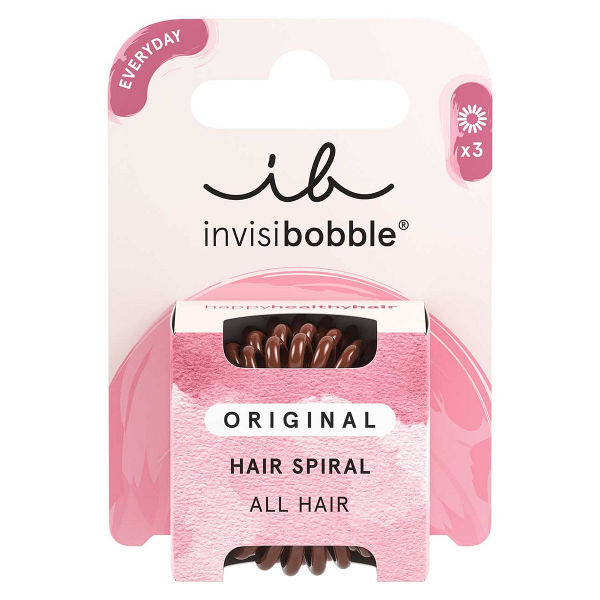 invisibobble ORIGINAL Brown Hair Ties, 3 Pack GOODS Boots   