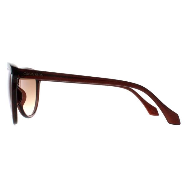 Calvin Klein women sunglasses cat eye brown gradient - British product