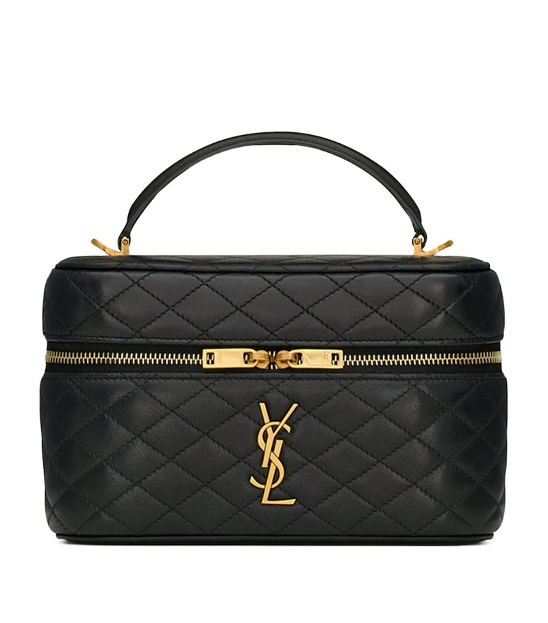 Saint Laurent Mini Gaby quilted top-handle bag (British brand)