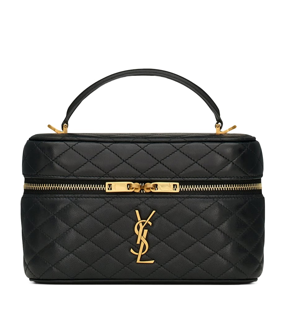 Saint Laurent Mini Gaby quilted top-handle bag (British brand)