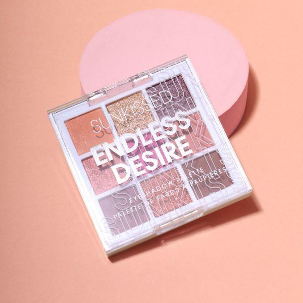 Sunkissed Endless Desire eyeshadow palette 9 shades - British product