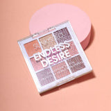 Sunkissed Endless Desire eyeshadow palette 9 shades - British product