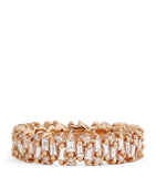 Suzanne Kalan rose gold diamond eternity ring, imported from the UK