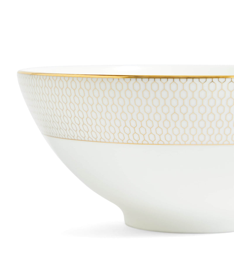 Wedgwood Gold-Trim Gio soup bowl 20cm (British brand)