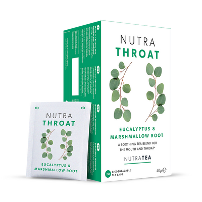 Holland & Barrett NutraThroat Herbal Tea 20 Tea Bags- Buy online at McGrocer