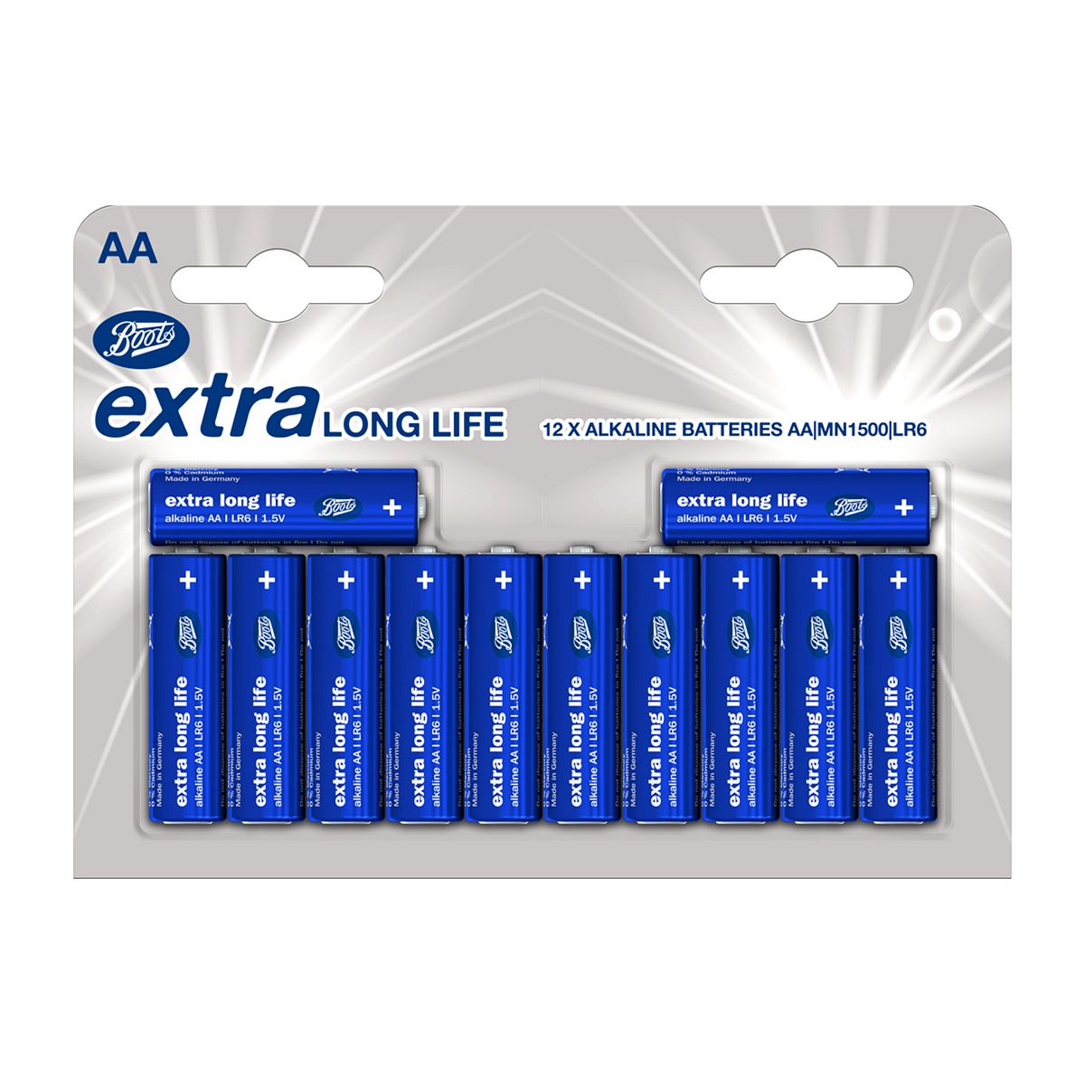 Boots extra lasting batteries AA 12s GOODS Boots   