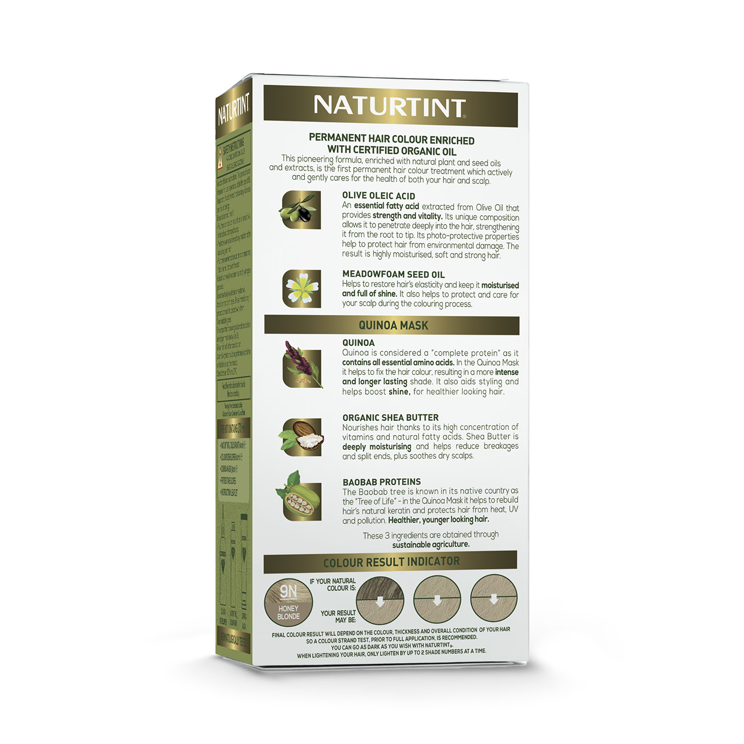 Naturtint permanent hair colour 9N Honey Blonde, UK version