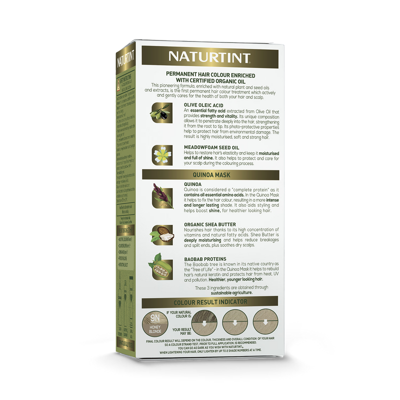 Naturtint permanent hair colour 9N Honey Blonde, UK version