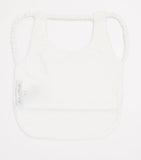 Tartine et Chocolat embroidered star baby bib with straps, UK version