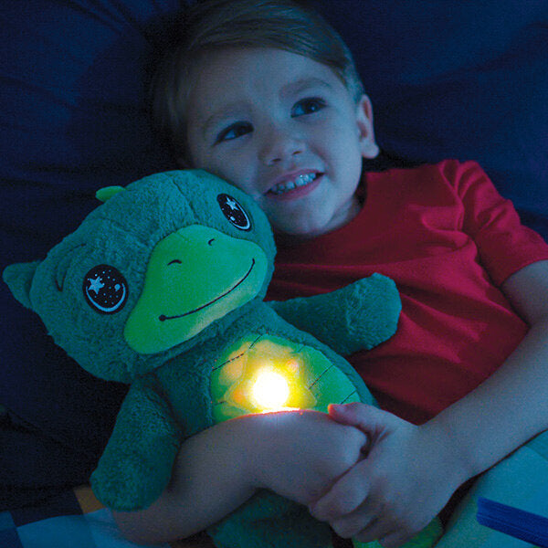 JML Star Belly Green Dino plush night light toy (British brand)