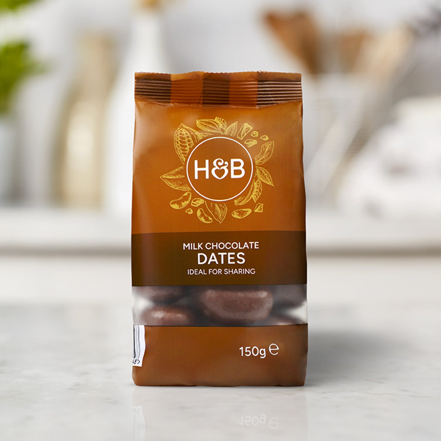 Holland & Barrett Milk Chocolate Dates 150g, imported from the UK