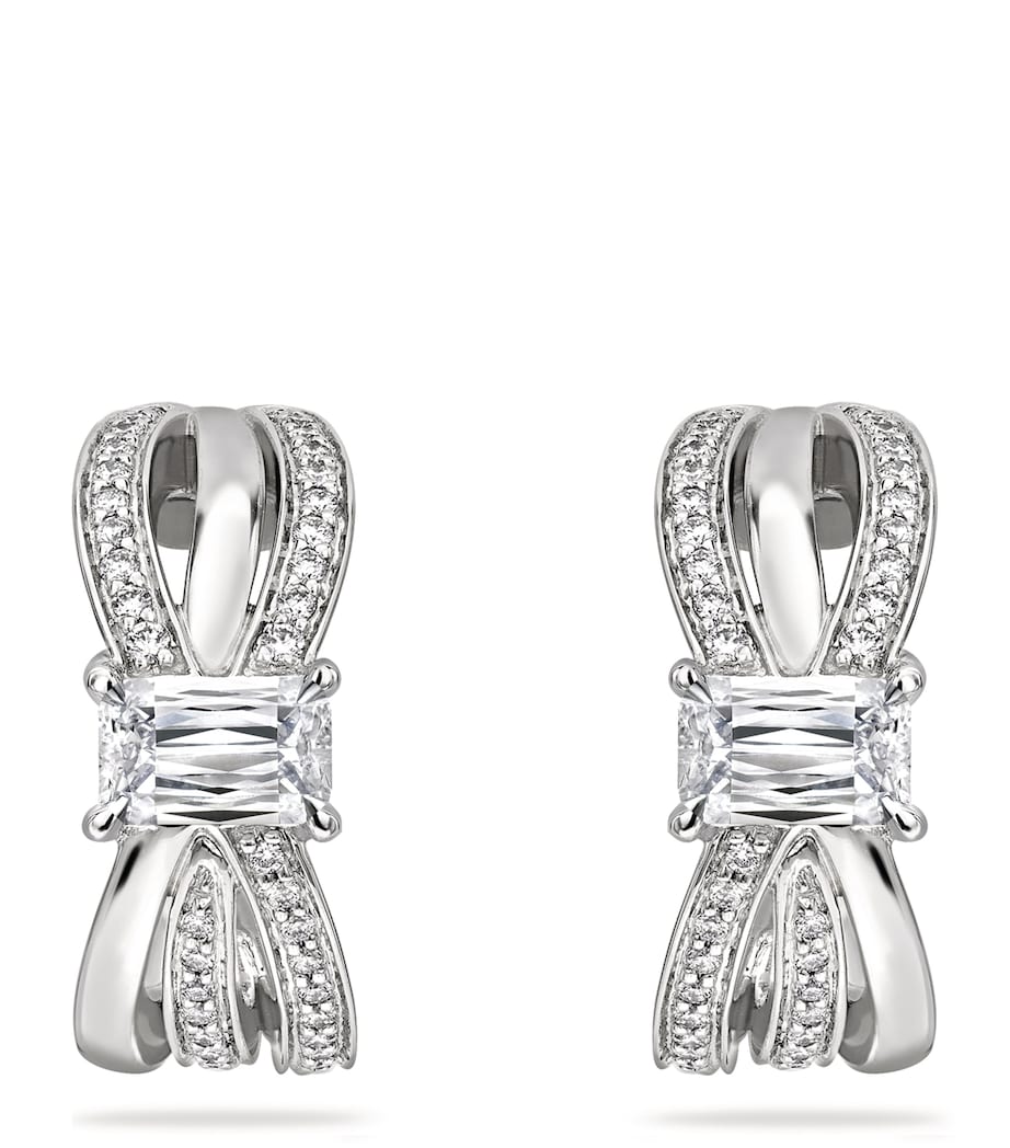Boodles platinum and diamond Ribbons earrings, imported from the UK