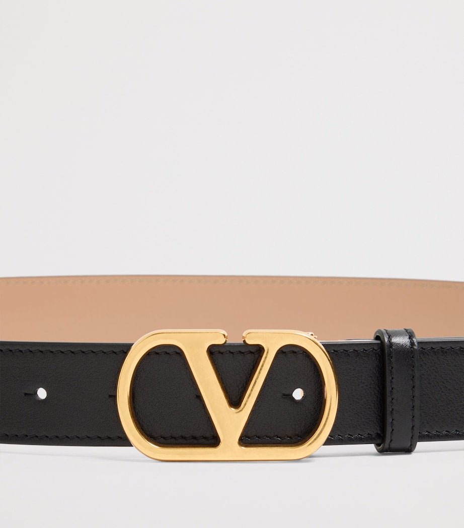 Valentino Garavani reversible VLogo Signature belt 3cm, imported from the UK