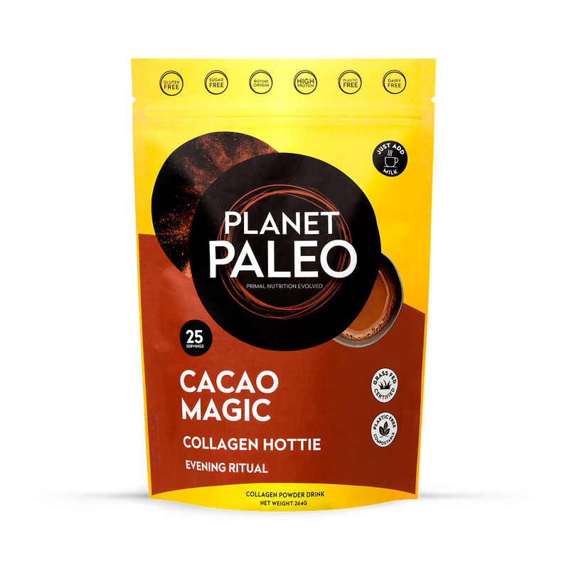 Planet Paleo cacao collagen powder drink 264g (British brand)