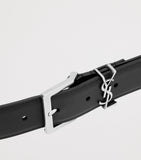 Saint Laurent calfskin Cassandre belt - British product