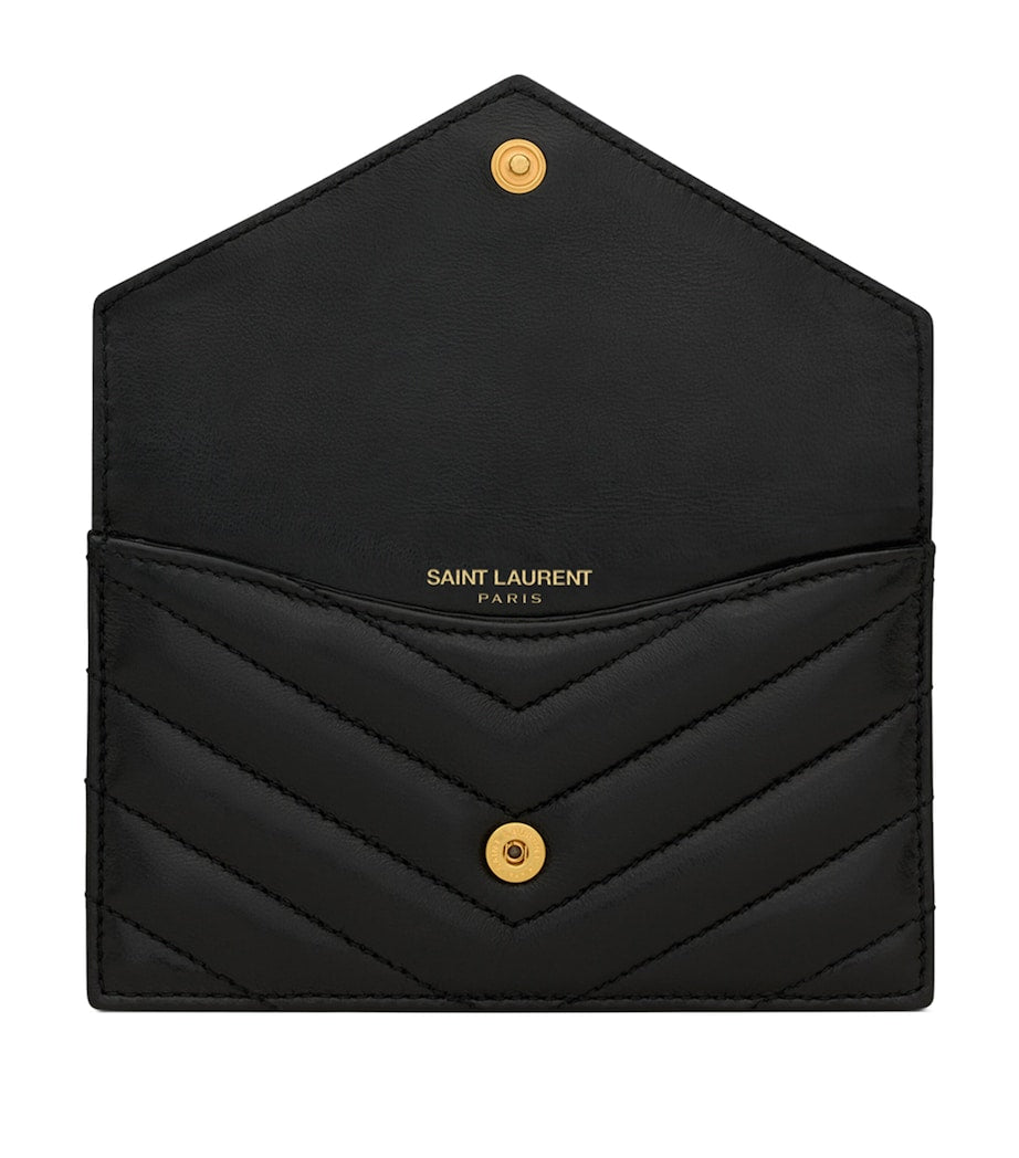 Saint Laurent Monogram leather card holder, imported from the UK