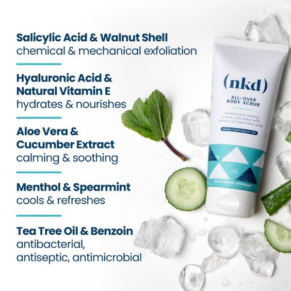 nkd All Over Body Scrub 200g - British product