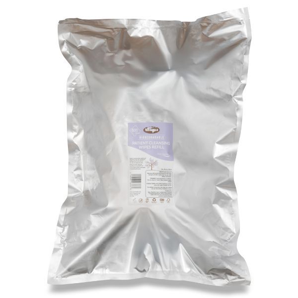 Nilaqua patient wet wipes full body 500pk refill (British brand)
