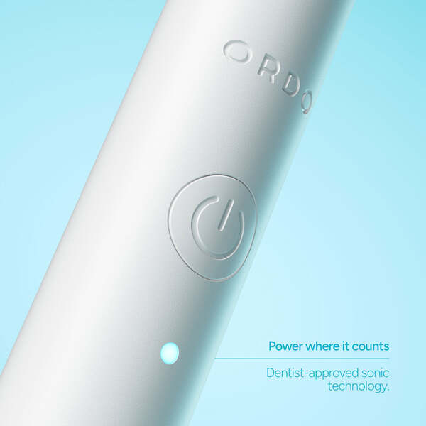 Ordo Sonic Edge rechargeable toothbrush Snow, imported from the UK
