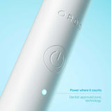 Ordo Sonic Edge rechargeable toothbrush Snow, imported from the UK