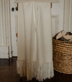 Araminta Campbell Alpaca-Blend Willow Throw Blanket 150cm x 230cm - British product