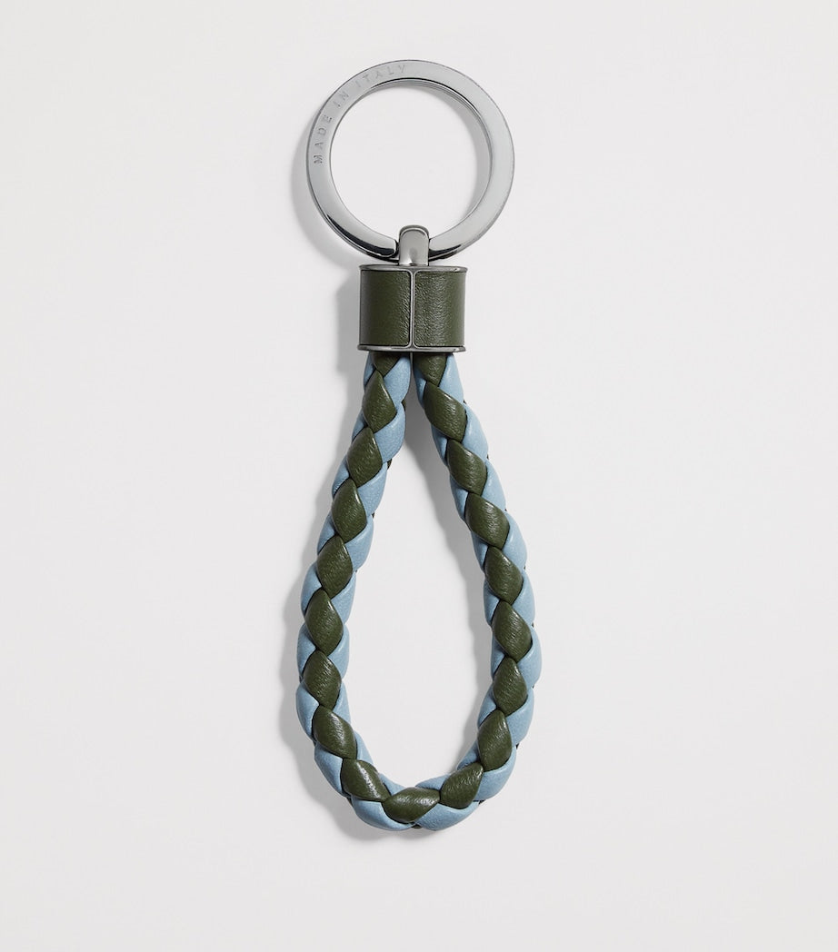 Bottega Veneta Intreccio key ring nappa leather, imported from the UK