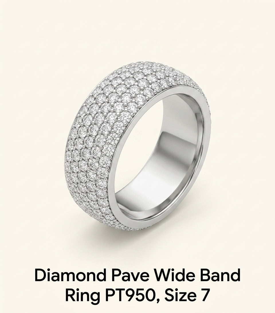 Bague Cartier LOVE en or blanc avec pavage de diamants - produit britannique