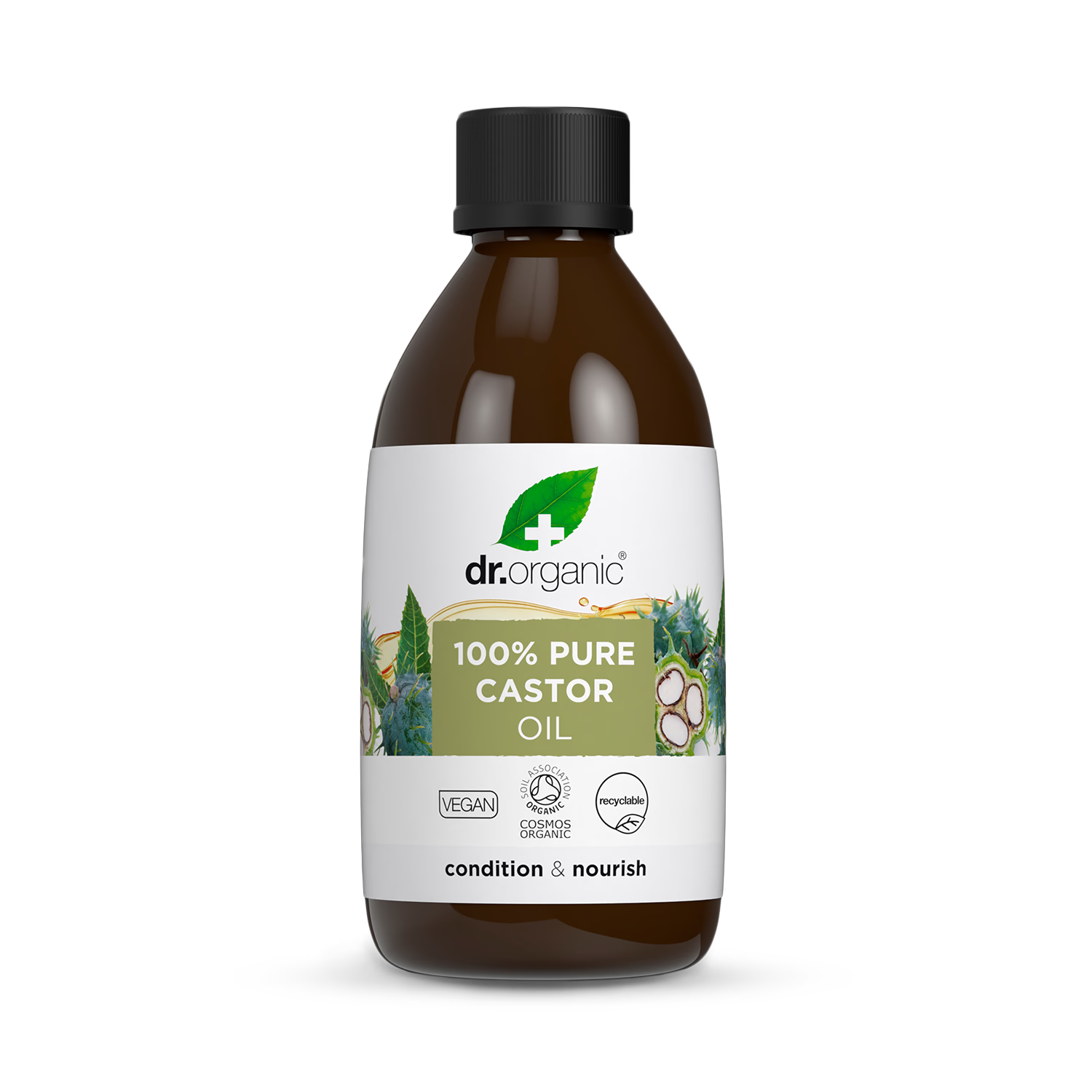 Dr Organic Castor Oil 250ml, imported from the UK
