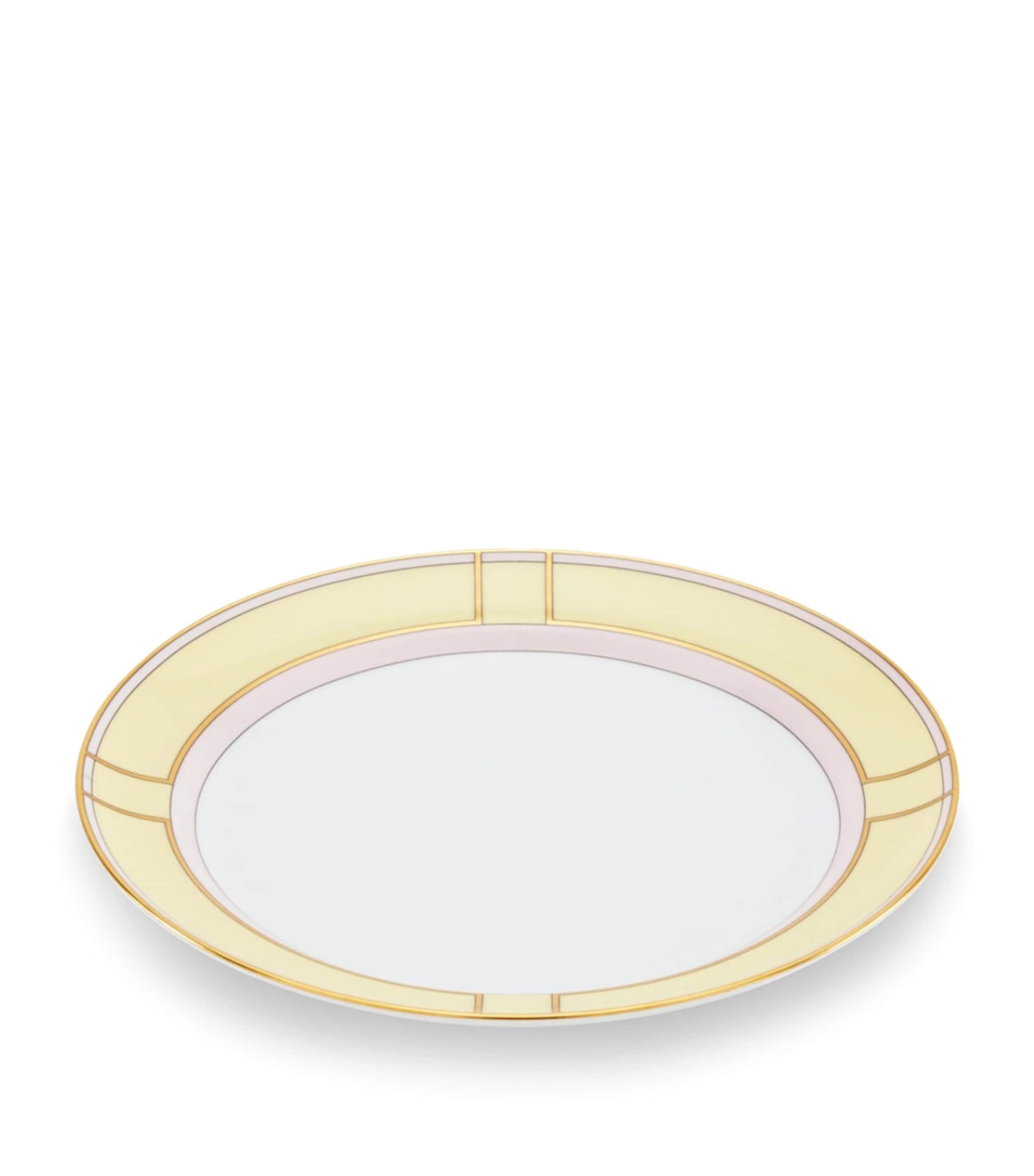 GINORI 1735 porcelain Colonna Diva Giallo side plate 24cm, UK version
