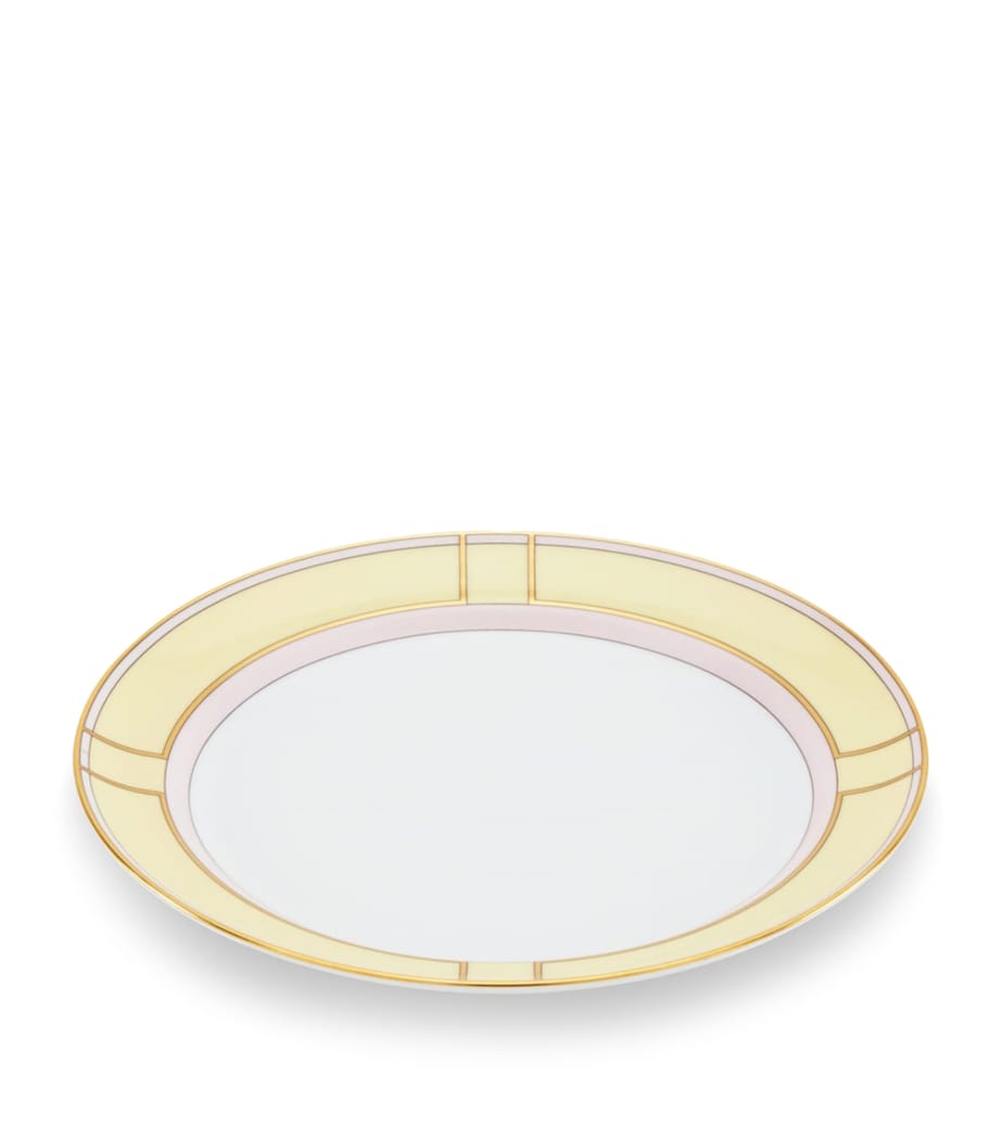 GINORI 1735 porcelain Colonna Diva Giallo side plate 24cm, UK version