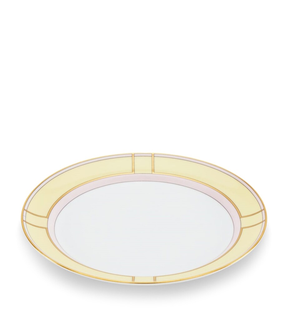 GINORI 1735 porcelain Colonna Diva Giallo side plate 24cm, UK version