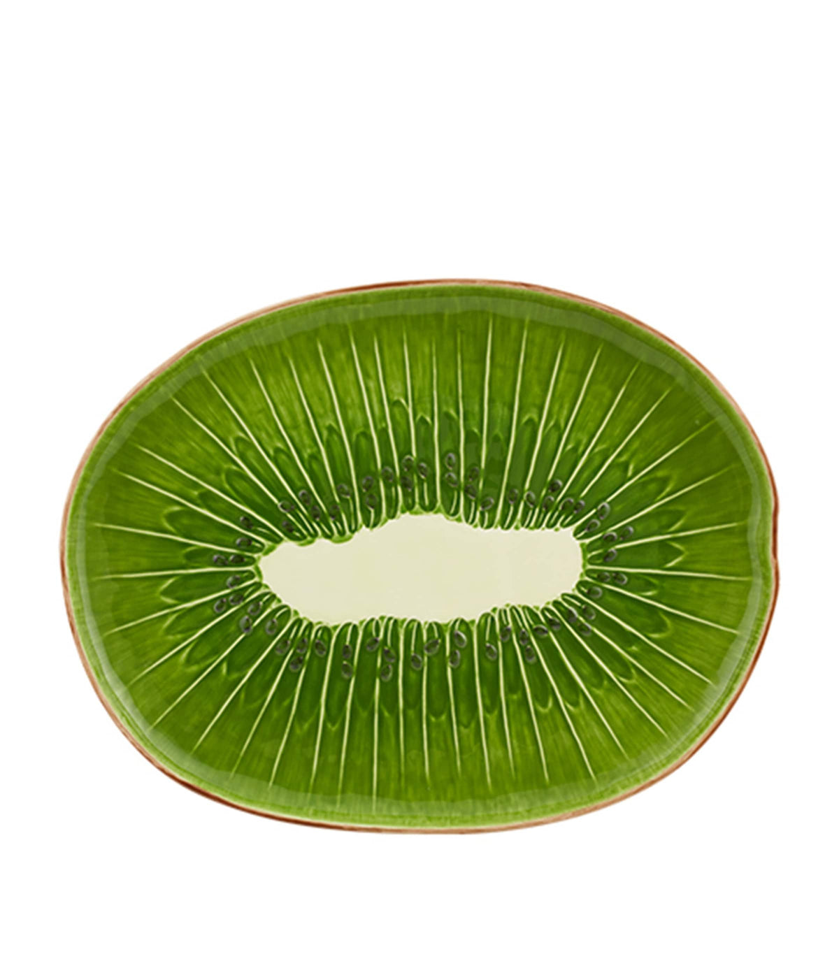 Bordallo Pinheiro kiwi serving platter 31cm - British product
