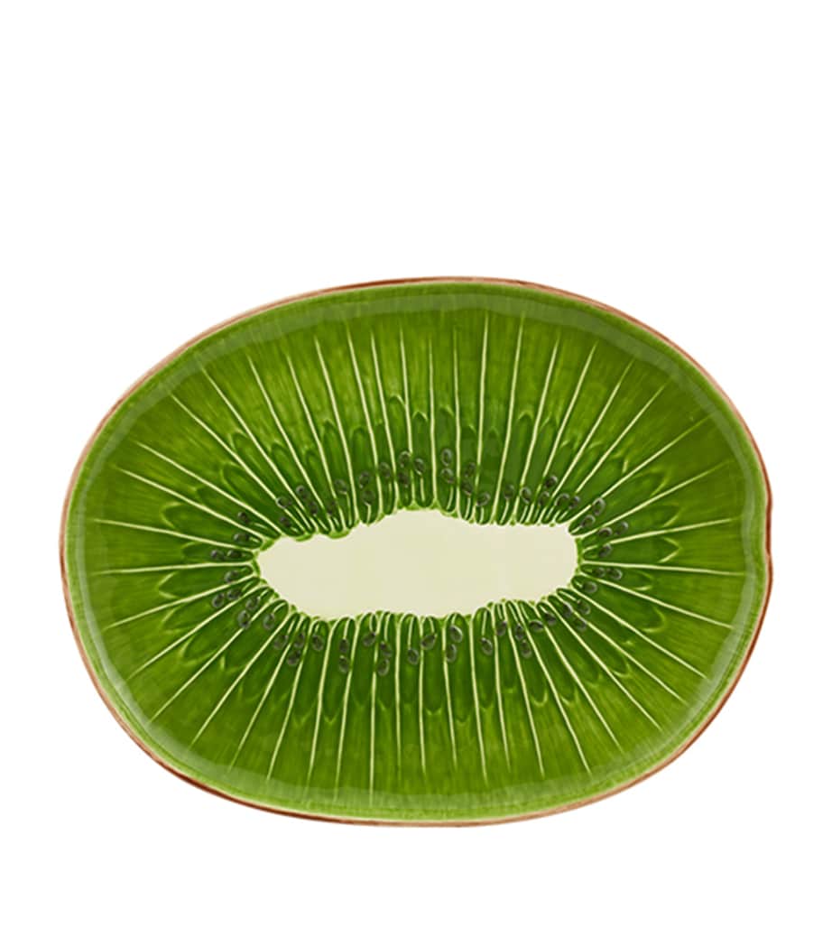 Bordallo Pinheiro kiwi serving platter 31cm - British product